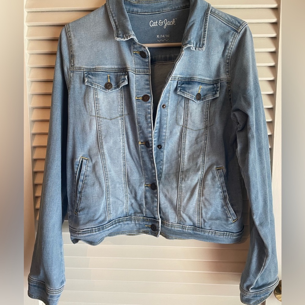 Kids Cat & Jack Sz 14/16 Jean Jacket